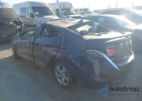 2012 Hyundai Elantra Gls z USA, uszkodzony, nr VIN 5NPDH4AE7CH133924